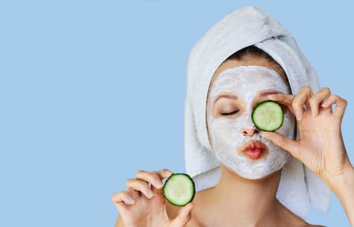 Use Tea And Cucumber Face Mask
