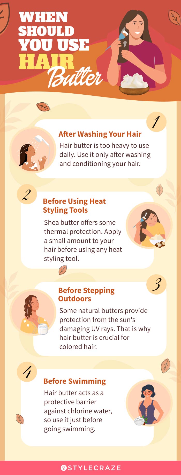 when should you use hair butter (infographic)