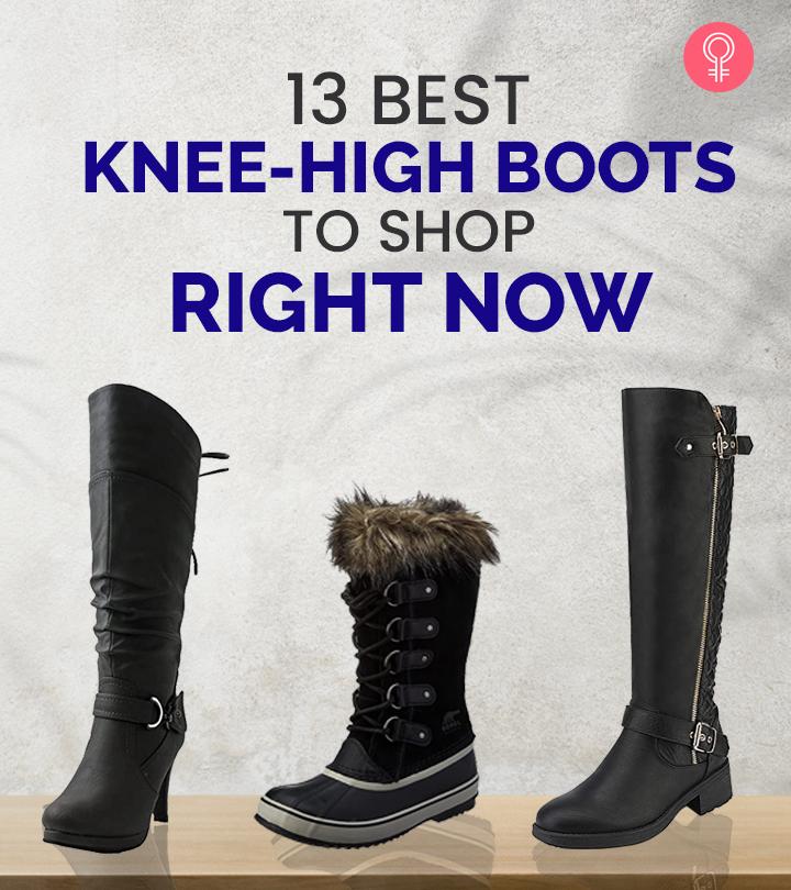 ladies knee high winter boots