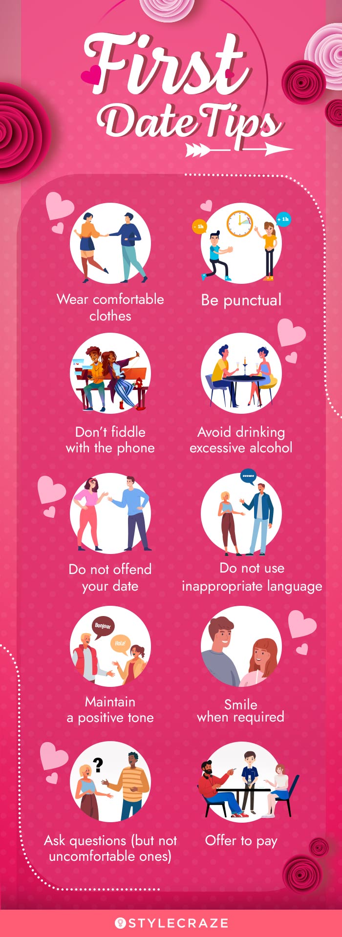 first date tips (infographic)