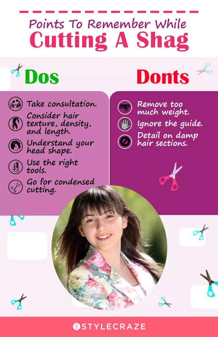 important points to remember while cutting a shag [infographic]