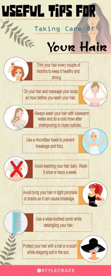 effective haircare tips (infographic)