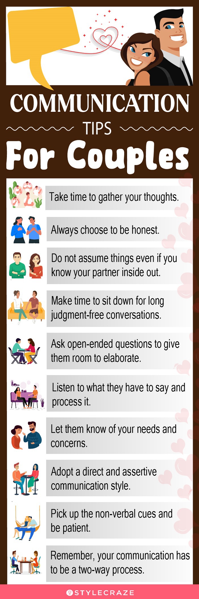 communication tips for couples (infographic)