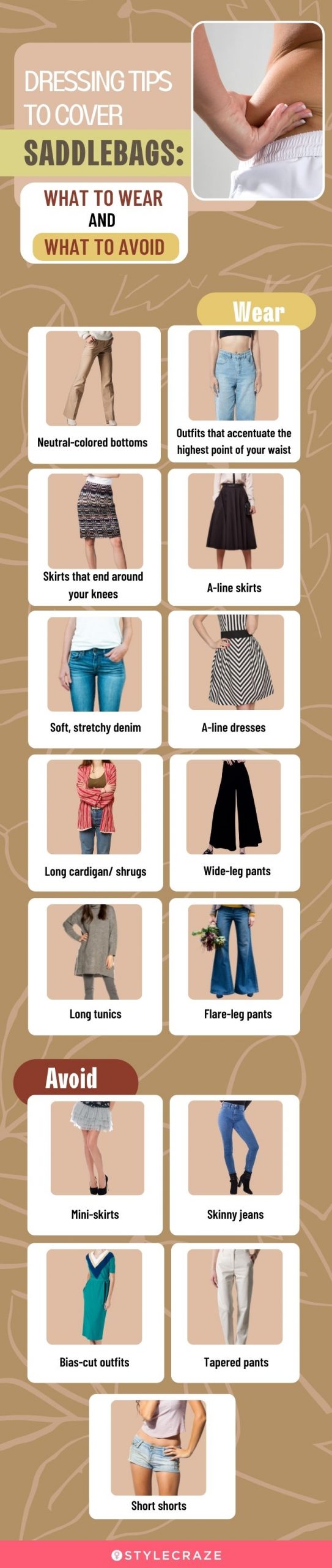 dressing tips to cover saddlebags what to wear and what to avoid [infographic]