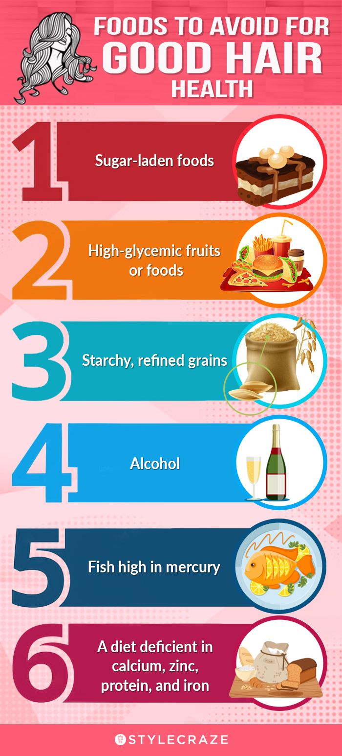 foods-to-avoid-for-good-hair-health [infographic]