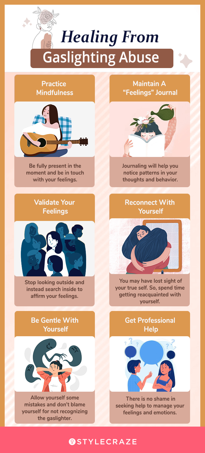 healing from gaslighting abuse (infographic)