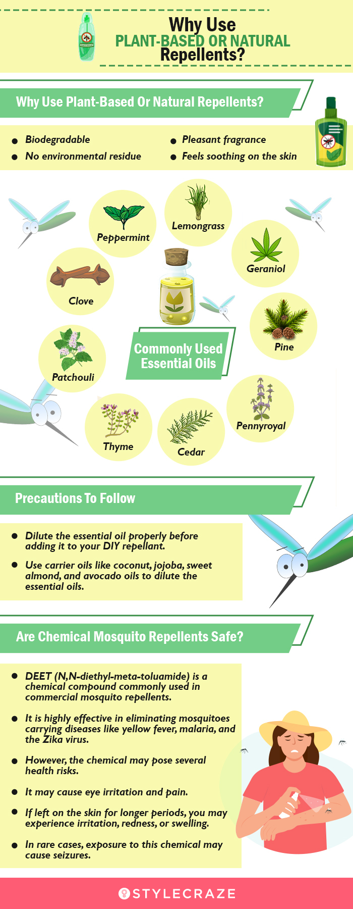 natural repellants (infographic)