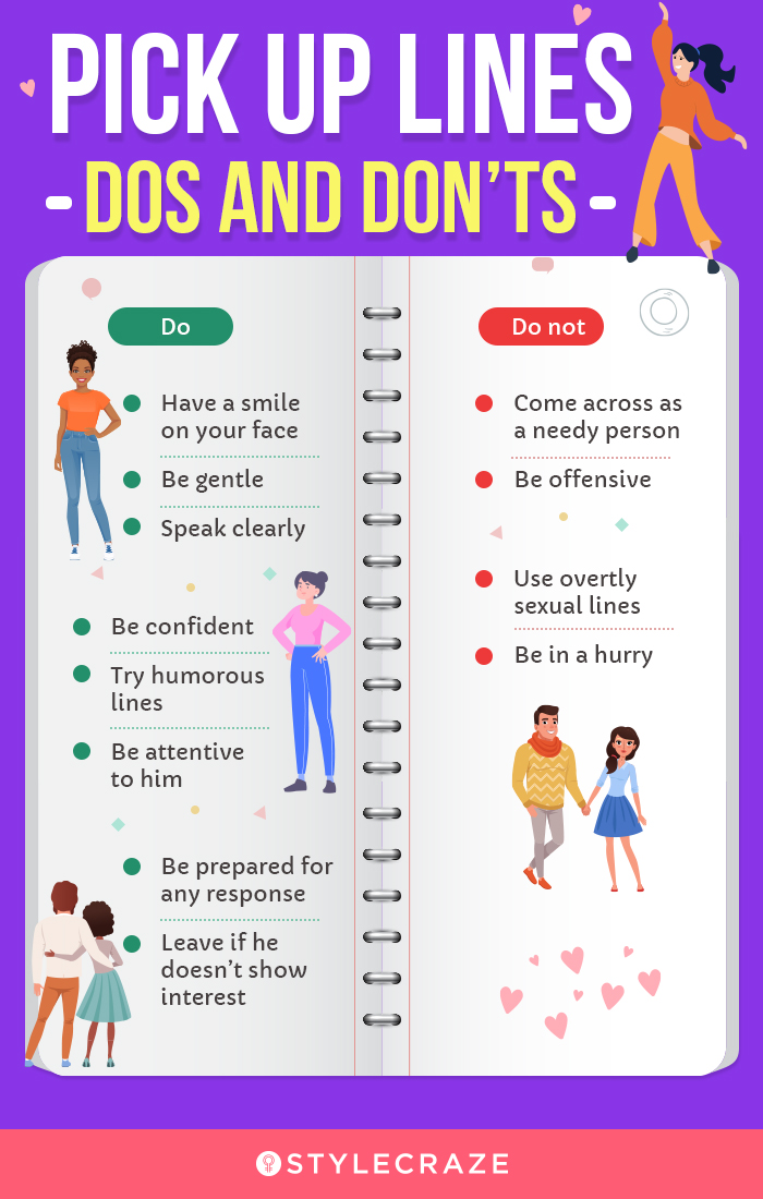 pick up line tips (infographic)