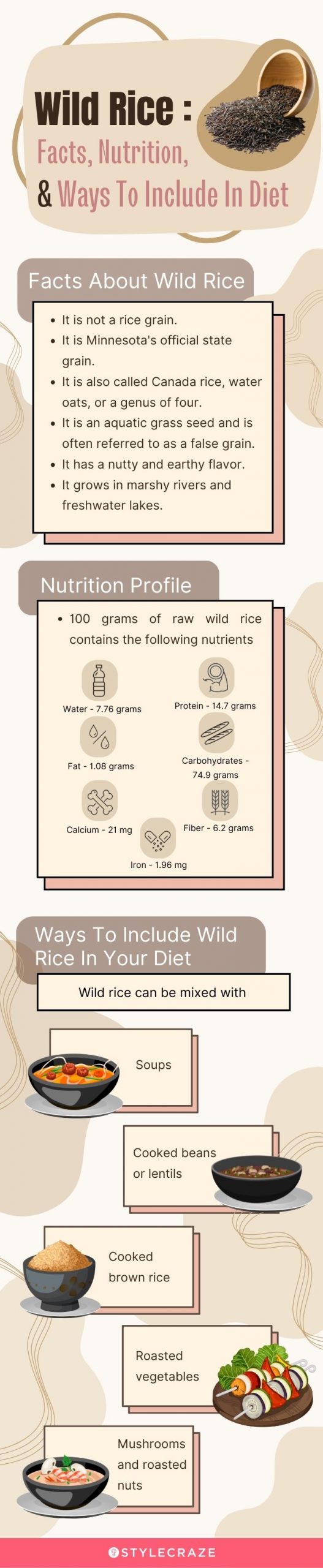 wild rice (infographic)