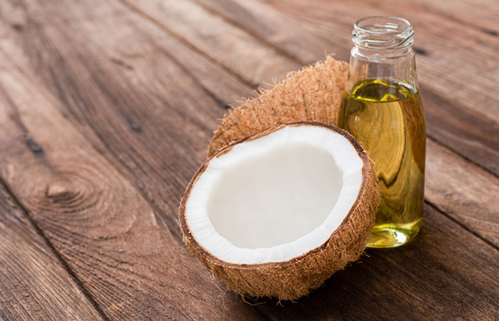 Coconut oil to prevent split ends