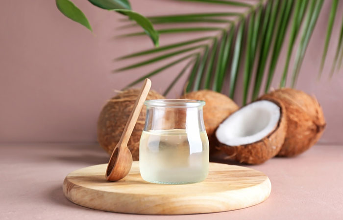 Coconut oil used for one of the best DIY overnight face masks.