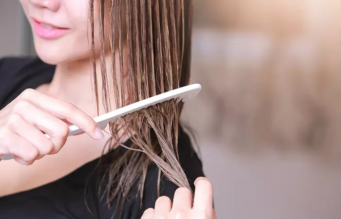 Combing Your Hair In The Shower