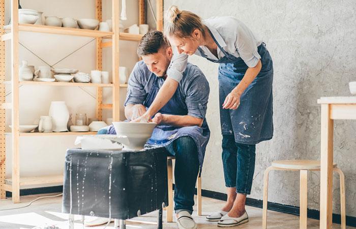 Dating an introvert includes exploring hobbies together