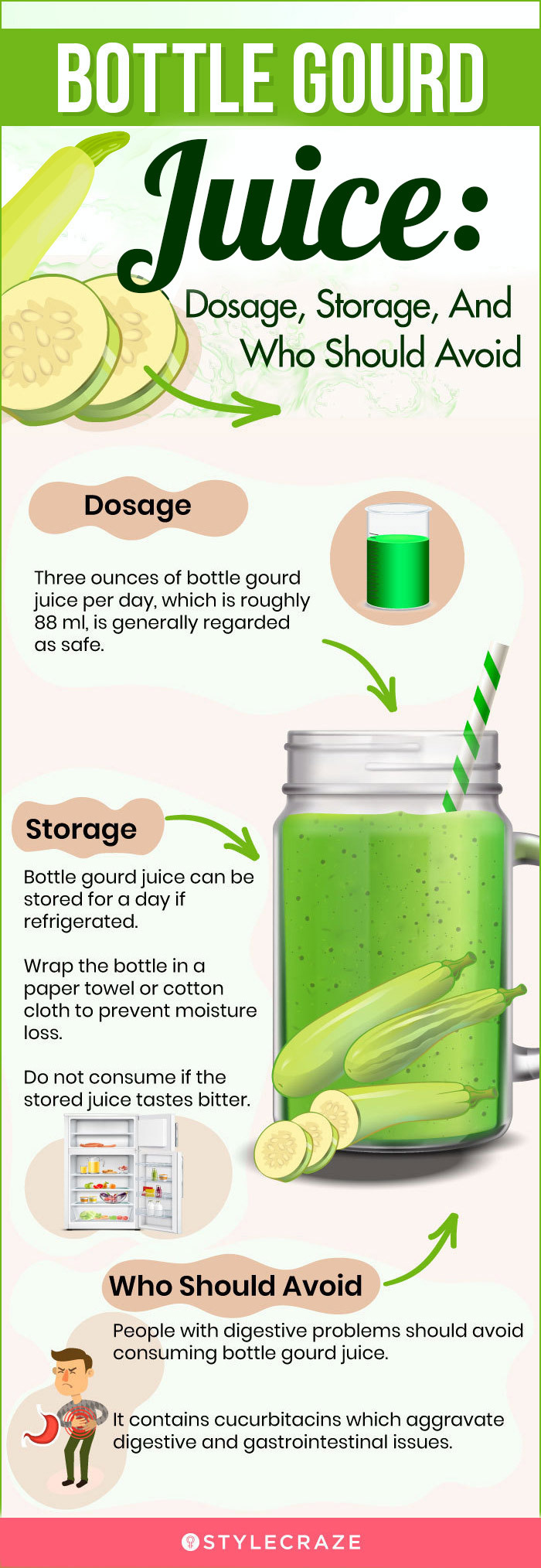 bottle gourd juice dosage storage and who should avoid [infographic]