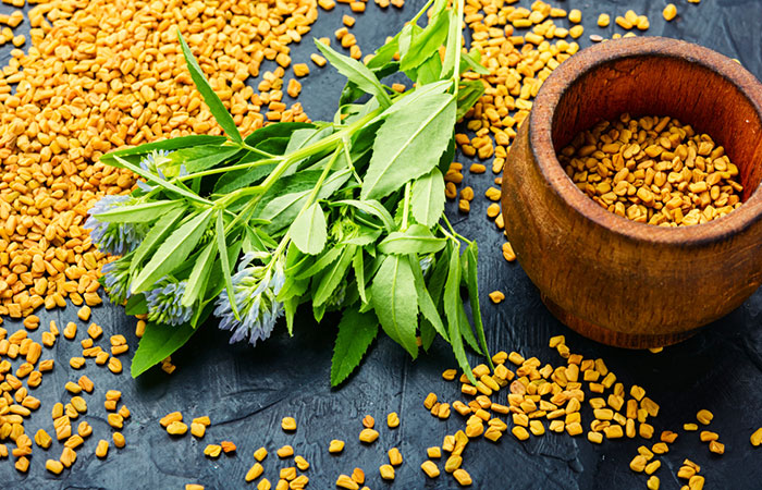 Fenugreek seeds as one of the remedies for thinning hair