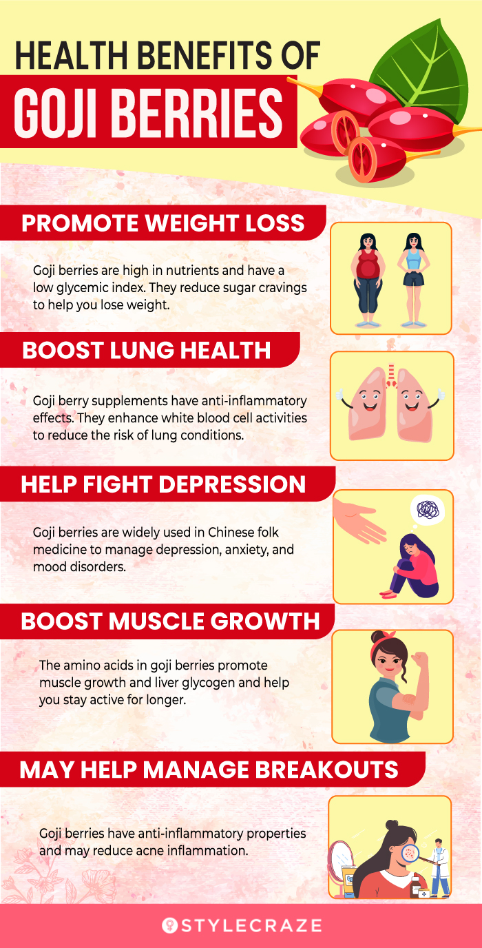 health benefits of goji berries [infographic]