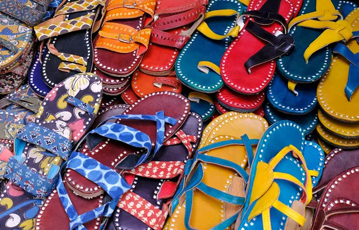 If Your Sandal Bands Are Causing You Pain, Try Wrapping Them With Some Cloth