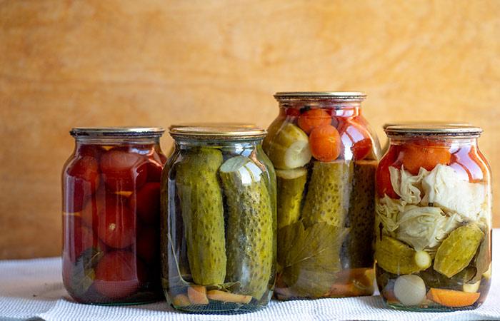 Keep Your Pickled Veggies Upside-Down
