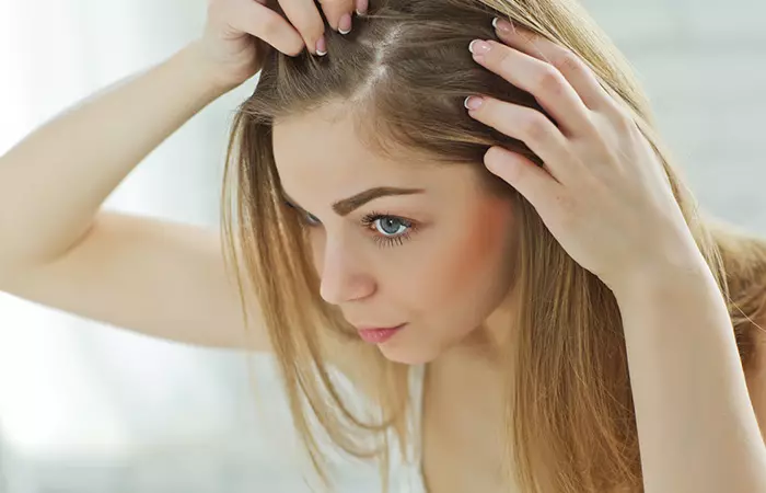 Never Change The Way You Part Your Hair