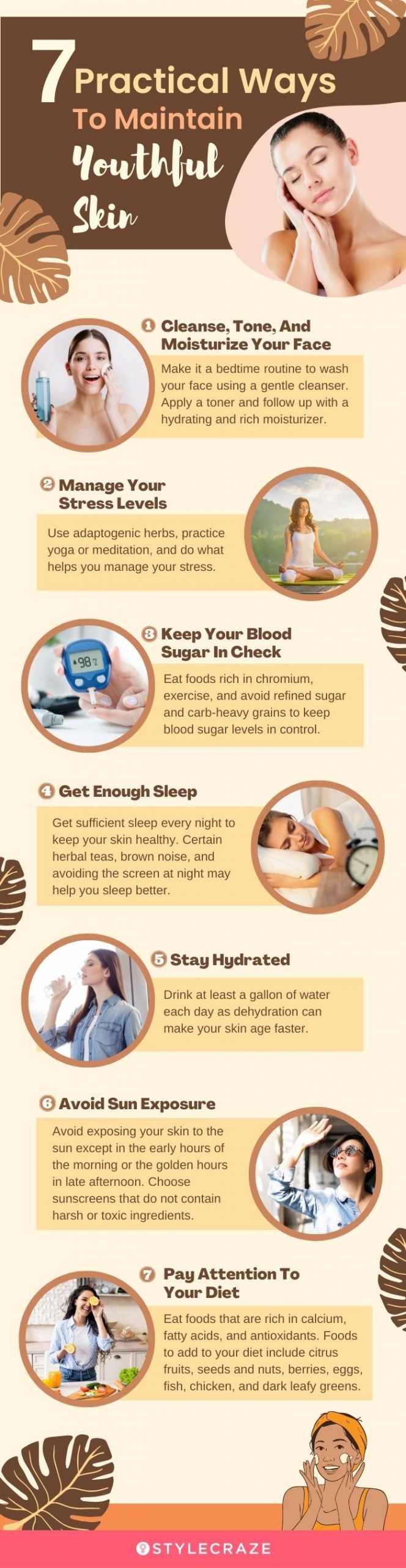 practical ways to maintain youthful skin (infographic)