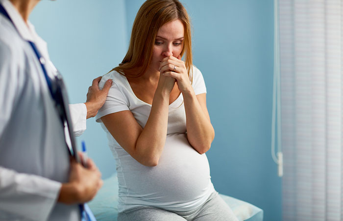 Pregnant woman worried about complications