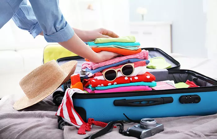 Roll Your Garments Instead Of Unfolding Them To Save Packing Space