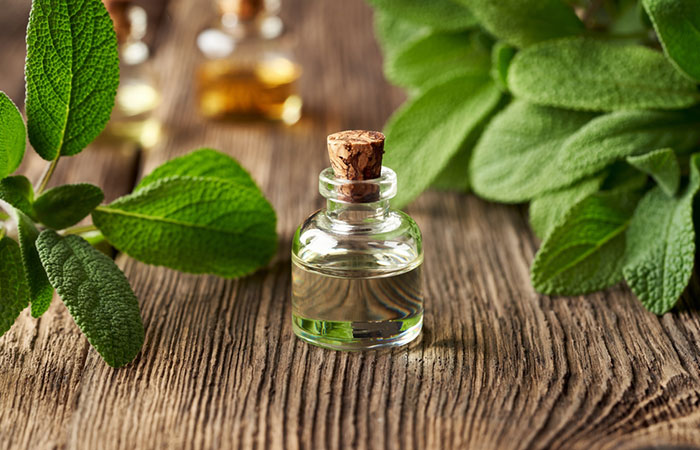 Sage oil can nourish the skin deeply