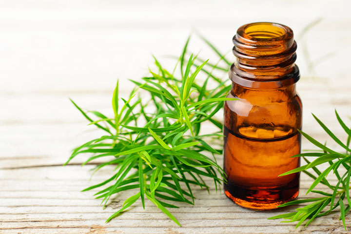 Tea tree oil as a home remedy to get rid of whiteheads.