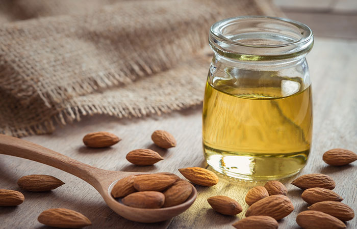 Use almond oil along with tea tree oil for hair growth