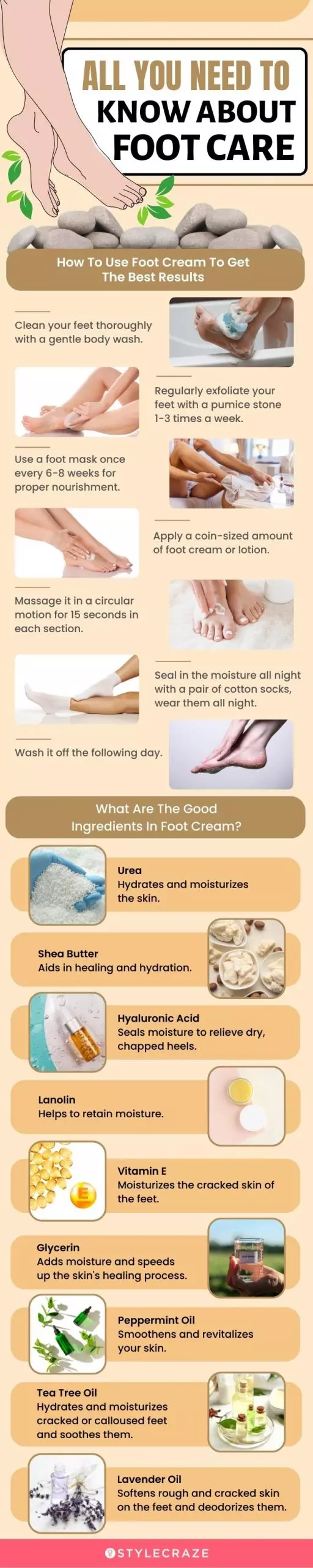 All You Need To Know About Foot Care (infographic)