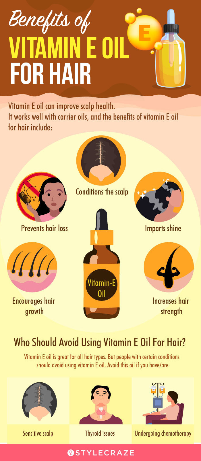 3 Benefits Of Vitamin E For Hair, How To Use, & Side Effects