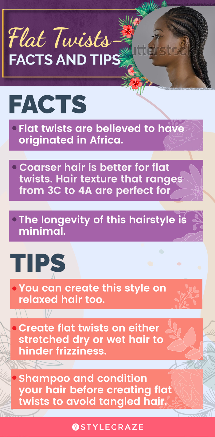 flat twists facts and tips (infographic)