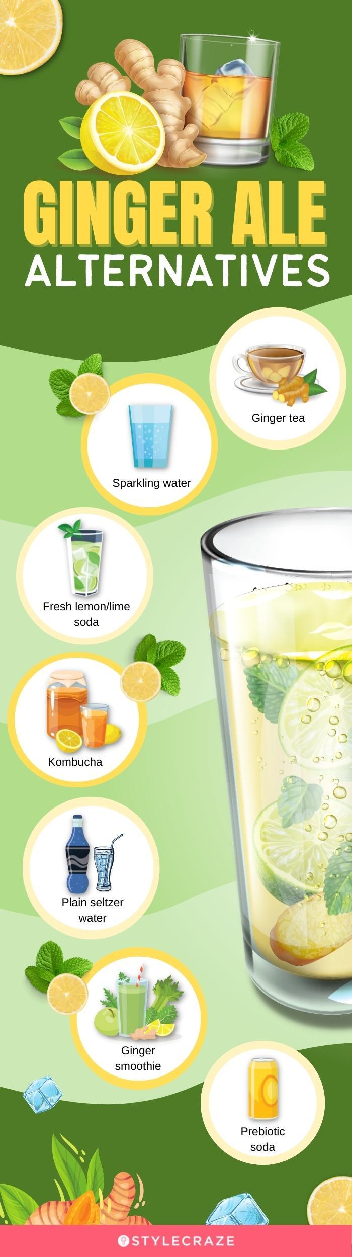 ginger ale alternatives (infographic)