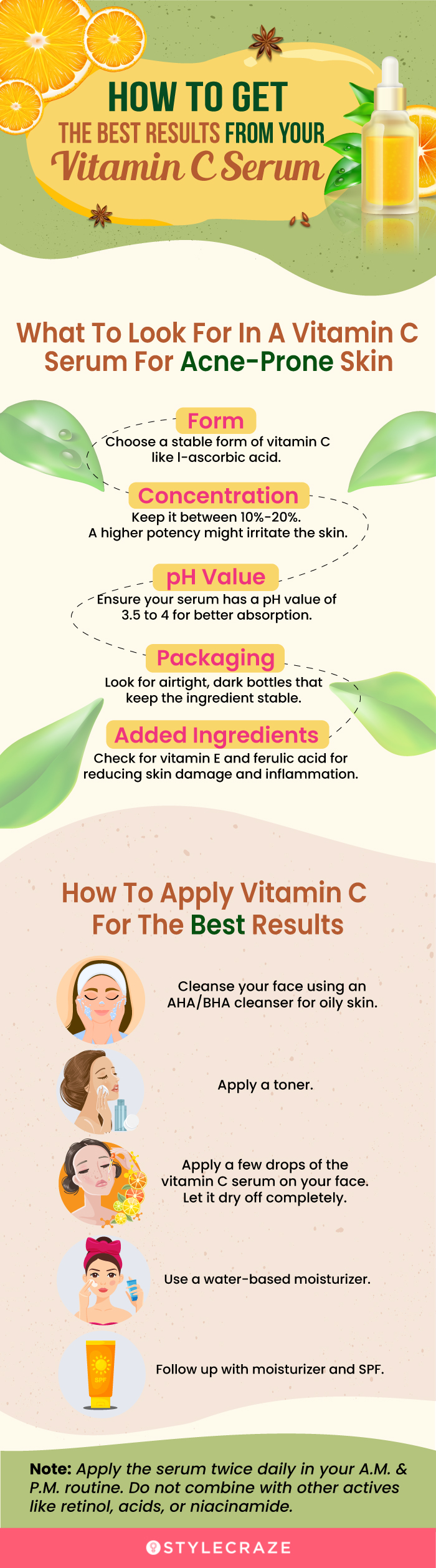 How To Get The Best Results From Your Vitamin C [infographic]