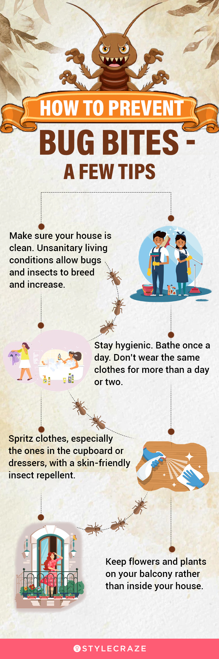 how to prevent bug bites a few tips (infographic)