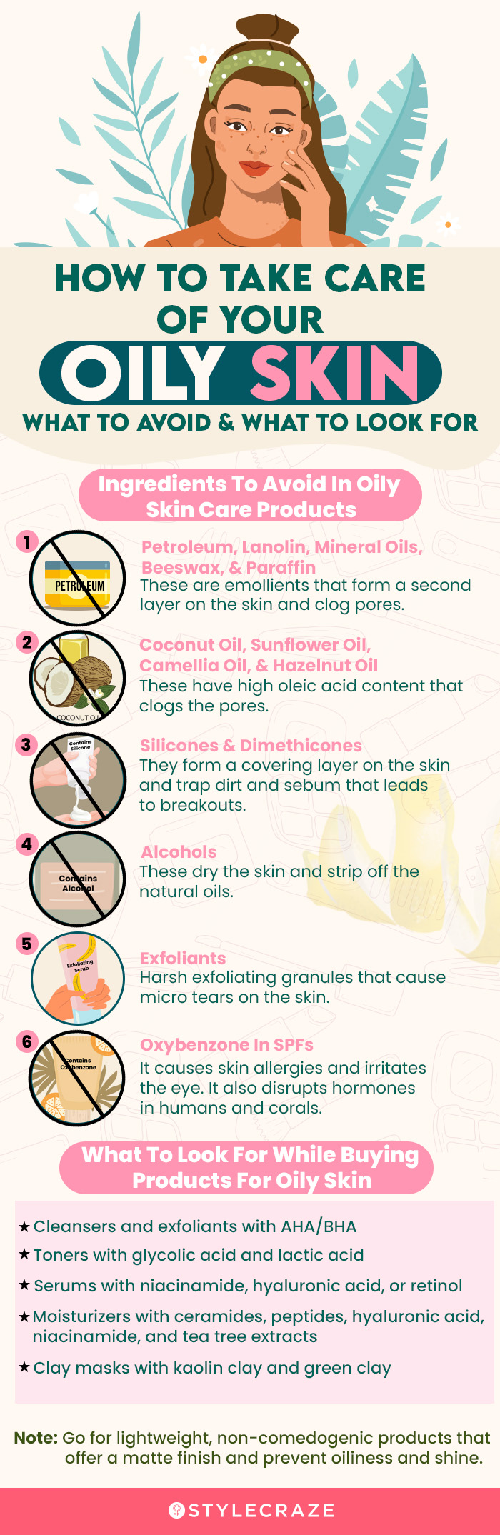 How To Take Care Of Your Oily Skin [infographic]