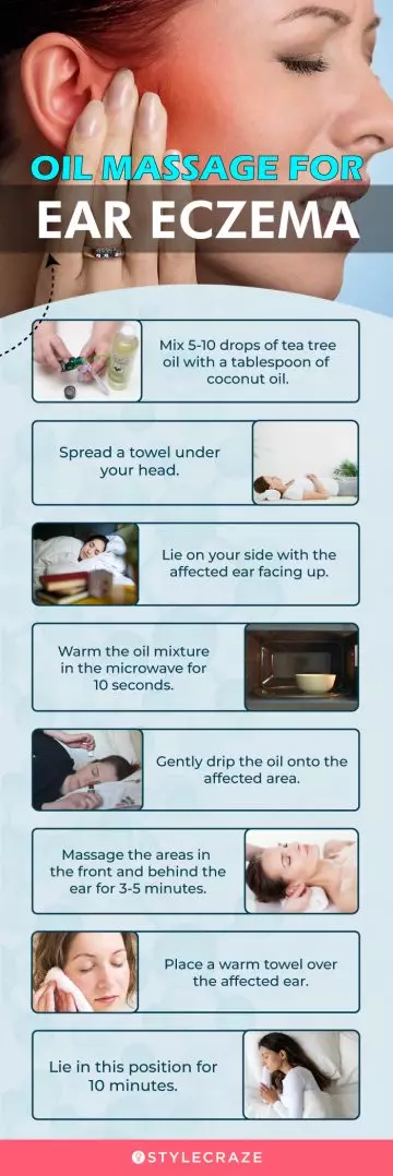 oil massage for ear eczema (infographic)