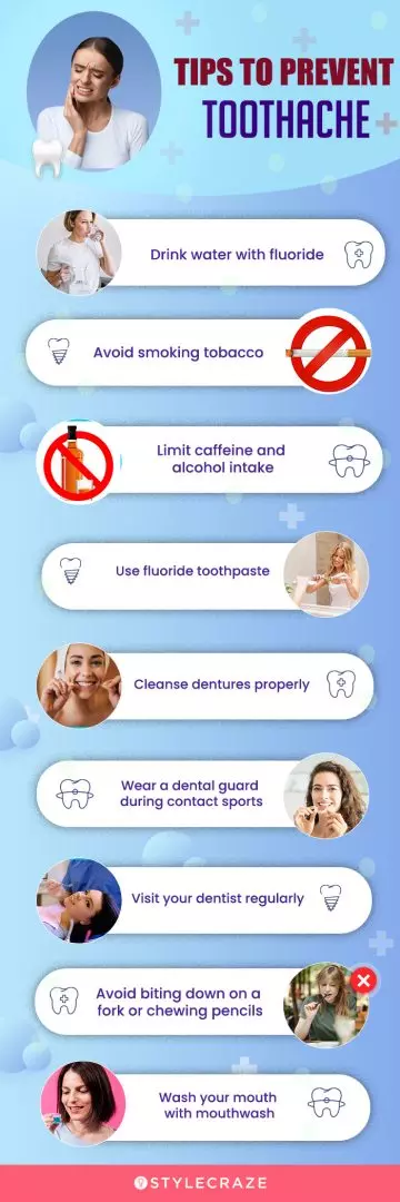 tips to prevent toothache (infographic)