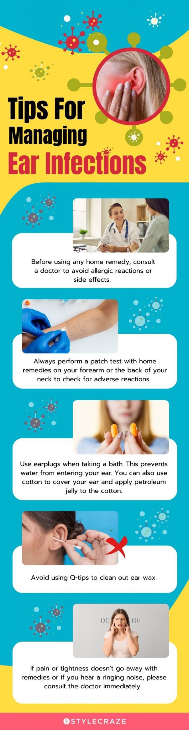 tips for managing ear infections [infographic]