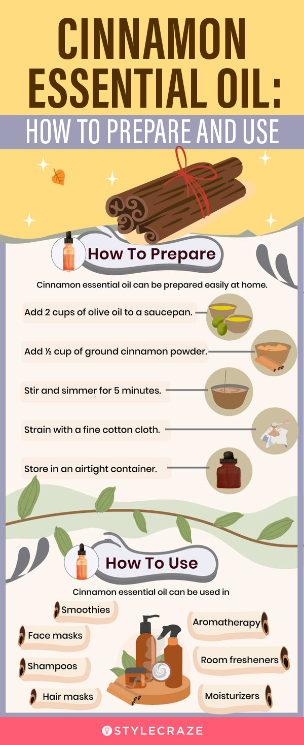cinnamon essential oil [infographic]