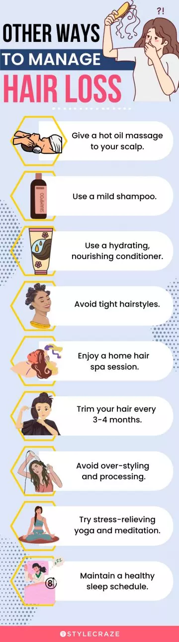 other ways to manage hairloss (infographic)
