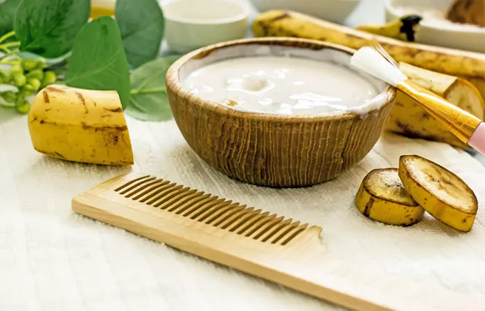 Banana And Coconut Milk Conditioner