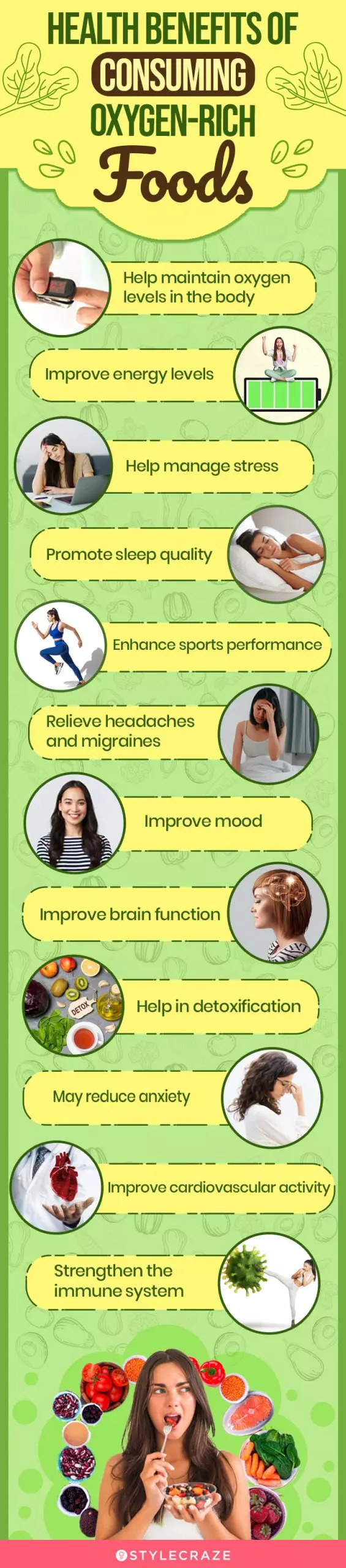 health benefits of consuming oxygen rich foods (infographic)