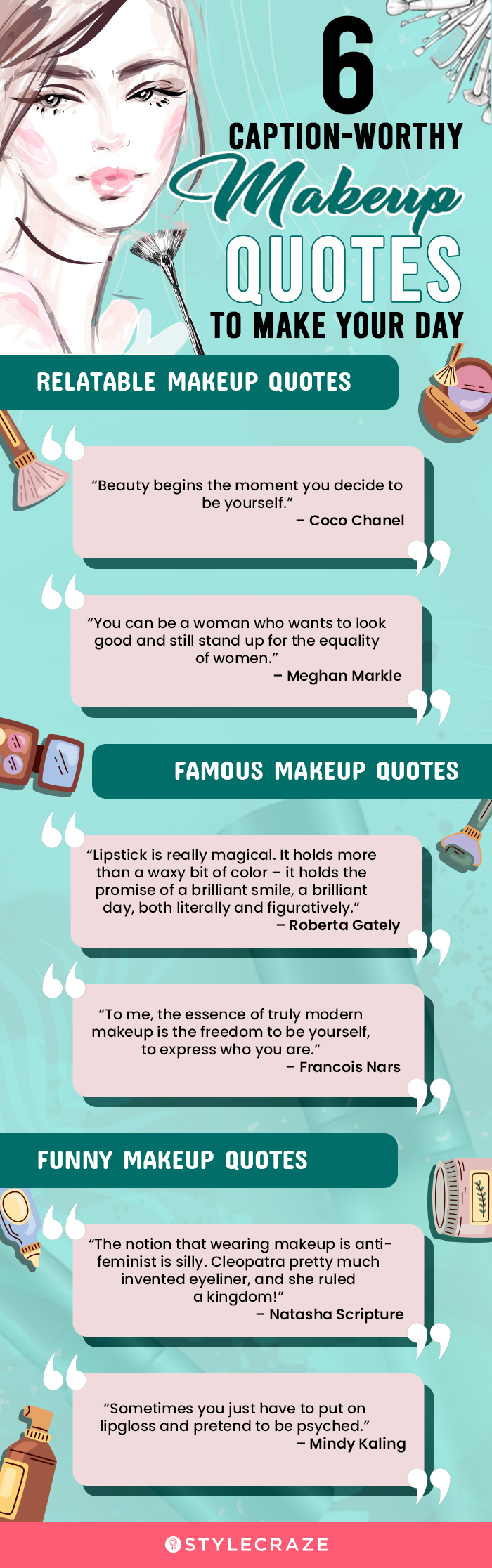 makeup quotes
