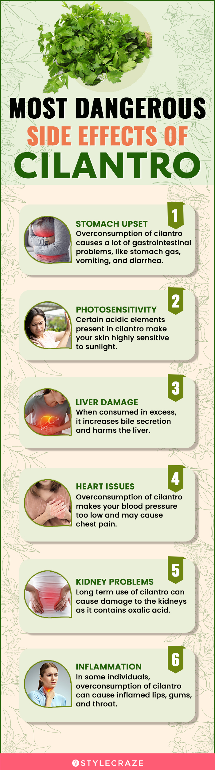 most dangerous side effects of cilantro [infographic]