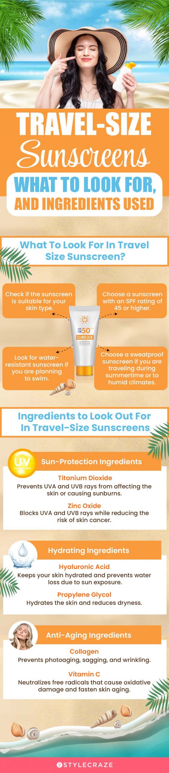 Travel-Size Sunscreens: What To Look For (infographic)