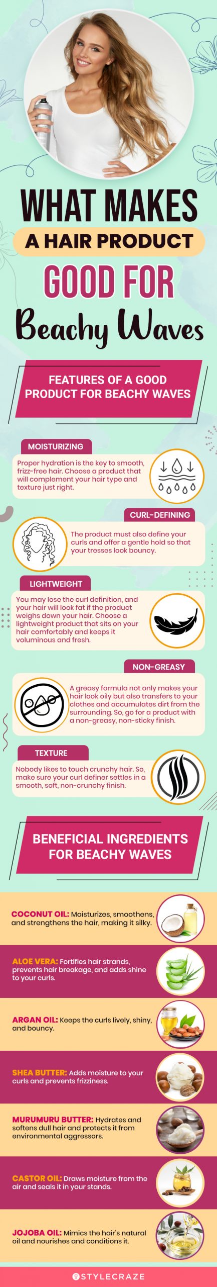  What Makes A Hair Product Good For Beachy Waves [infographic]