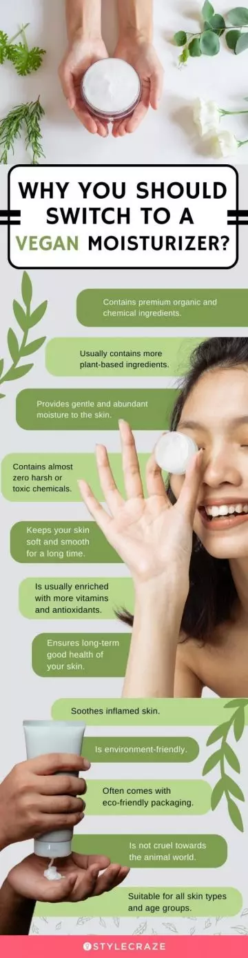 Why You Should Switch To A Vegan Moisturizer? (infographic)
