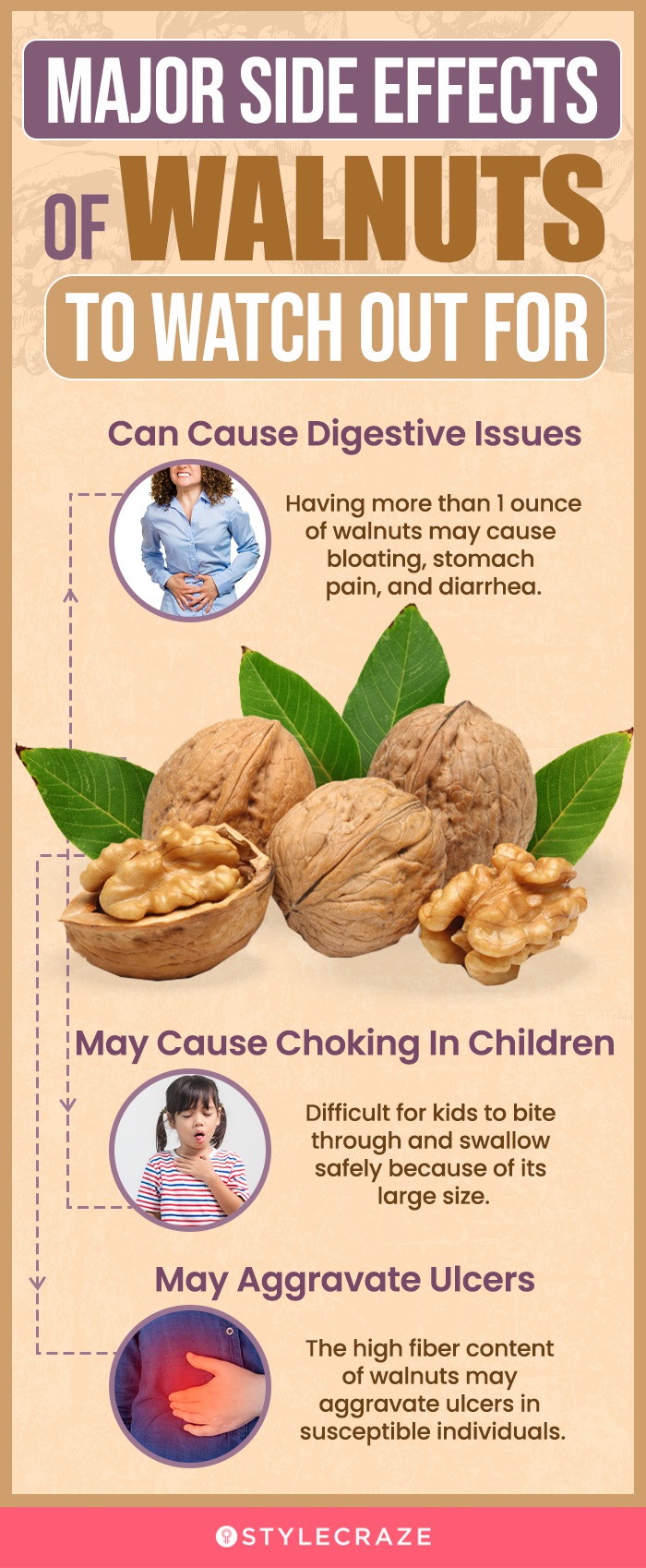 major side effects of walnuts to watch out for (infographic)