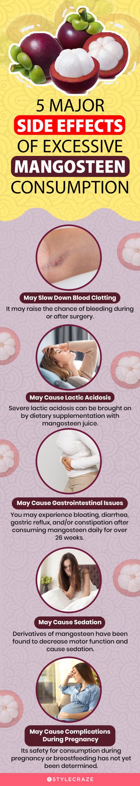 5 major side effects of excessive mangosteen consumption (infographic)